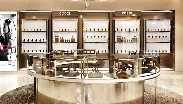 珠宝柜台展柜设计制作安装流程